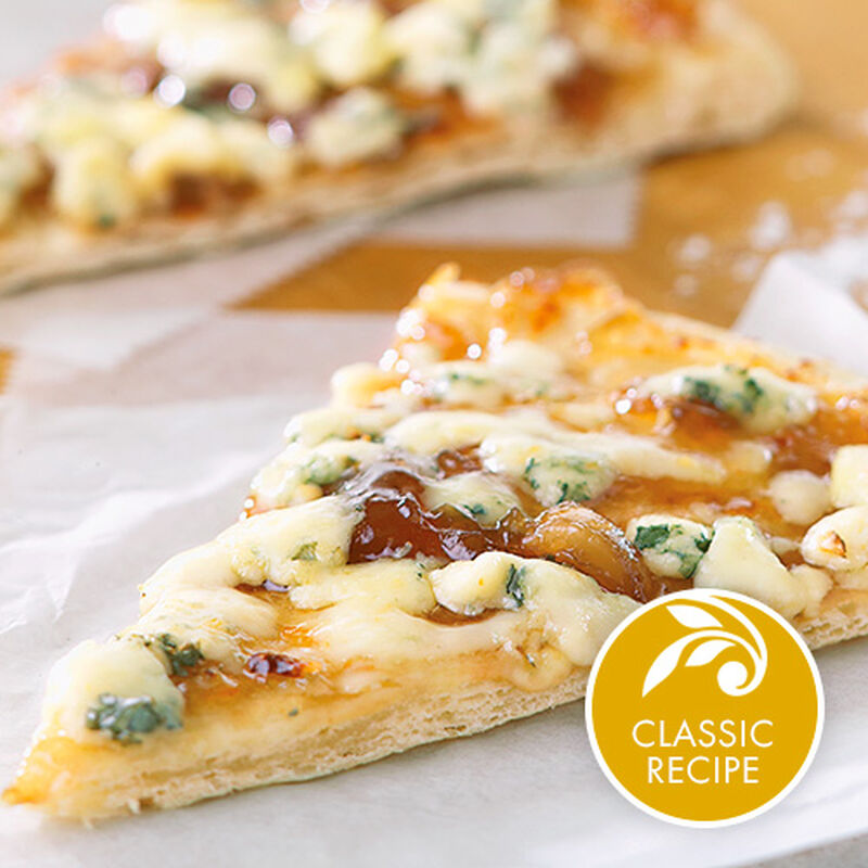 Roasted Garlic Onion Jam Pizza