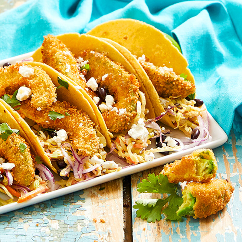 Fried Avocado Tacos